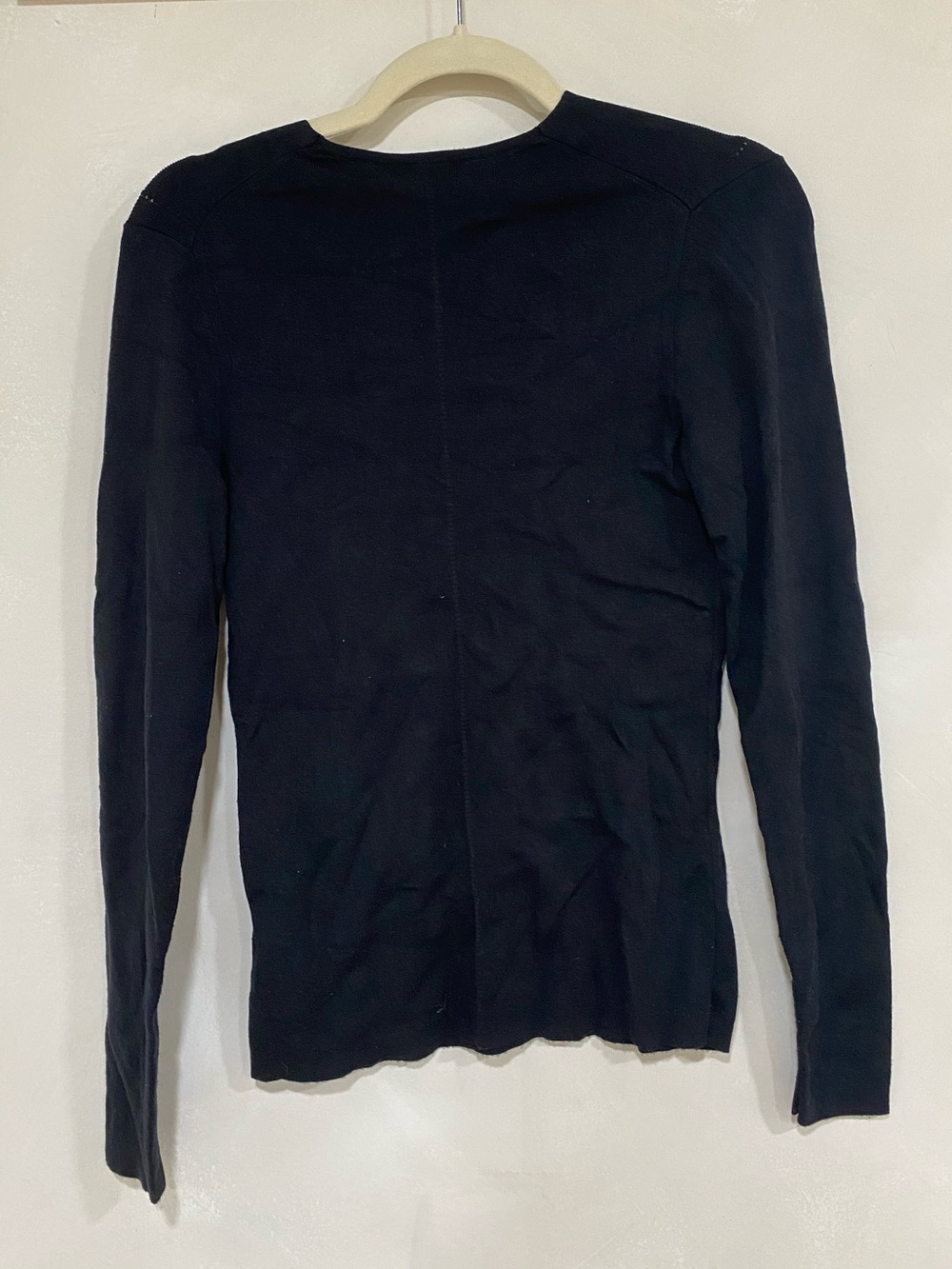 Reiss Atelier Maeve Knitted Silk-Blend Top Black Medium NWT - Picture 4 of 6